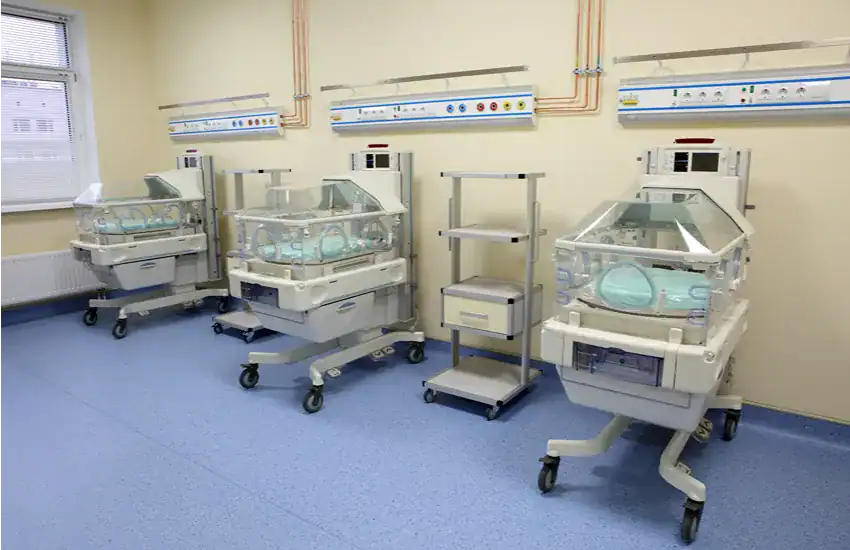 Refurbished Incubators In A Hospital
