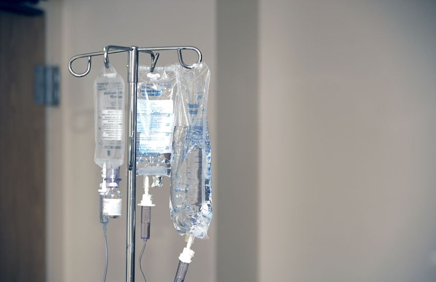 An Iv Pole