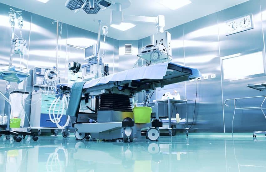A Fully Set-Up Operating Room Using Refurbished Medical Equipment